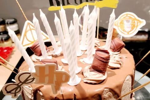 Cliquez pour zoomer ! Layer cake Kinder Bueno Thermomix par Jennychab