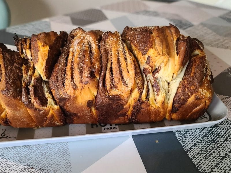 Cliquez pour zoomer ! Brioche à effeuiller à la cannelle Thermomix par Jennychab