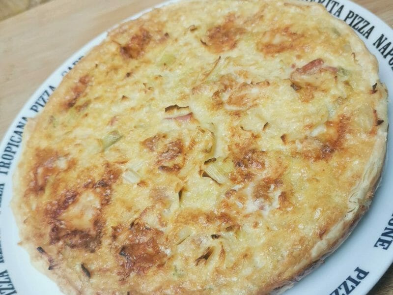 Cliquez pour zoomer ! Flamiche aux poireaux et gorgonzola Thermomix par munozcl