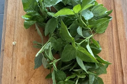 Cliquez pour zoomer ! Velouté de courgettes, petits pois et basilic Thermomix par sarouspete