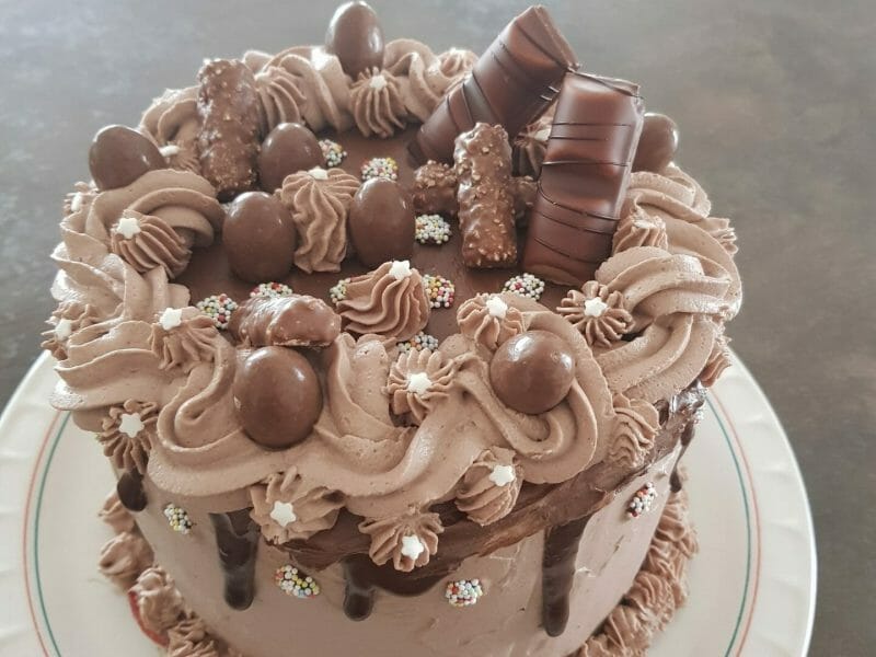 Cliquez pour zoomer ! Layer cake Kinder Bueno Thermomix par aurelie_09