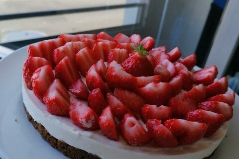 Cliquez pour zoomer ! Tarte aux fraises sans cuisson Thermomix par camille_83