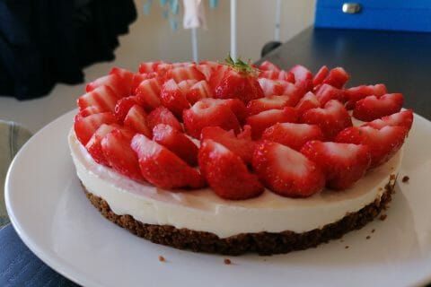 Cliquez pour zoomer ! Tarte aux fraises sans cuisson Thermomix par camille_83