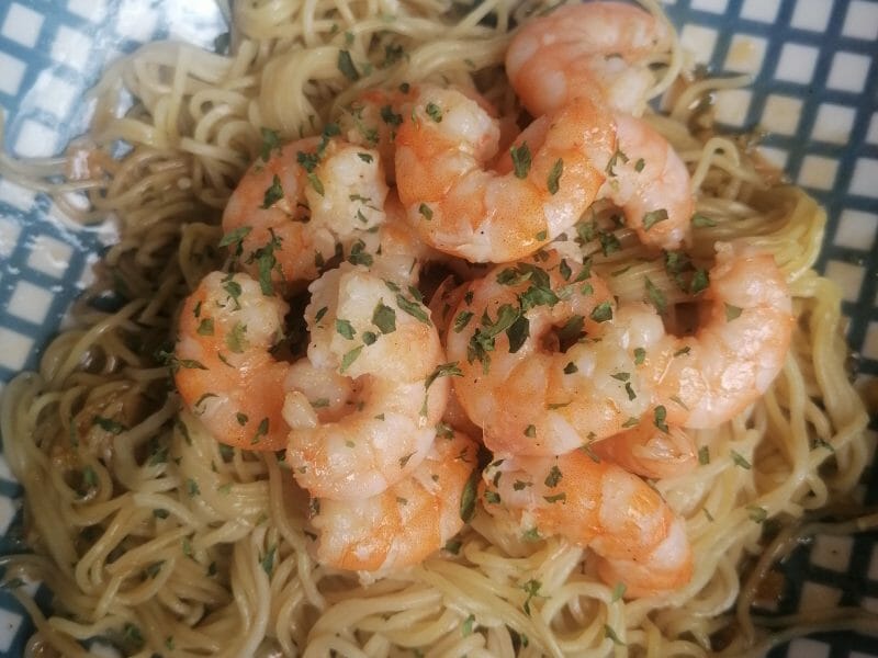 Cliquez pour zoomer ! Bo Bun de crevettes marinées Thermomix par camille_83