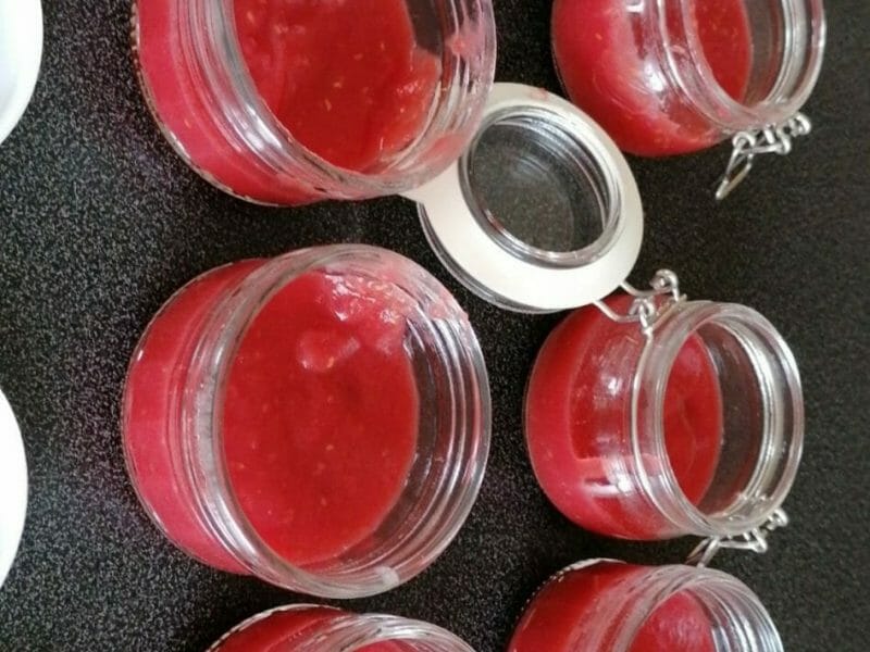 Cliquez pour zoomer ! Compote pomme framboise Thermomix par camille_83