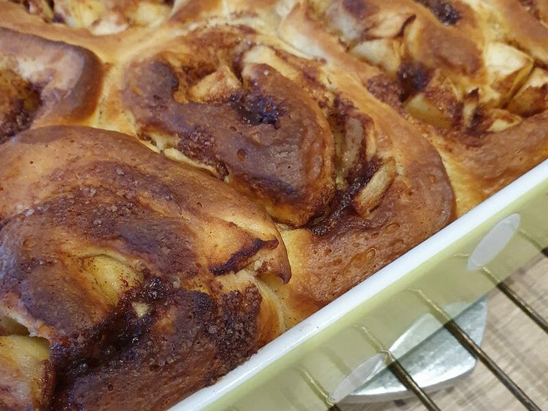 Cliquez pour zoomer ! Roulés aux pommes et à la cannelle Thermomix par D!@n@