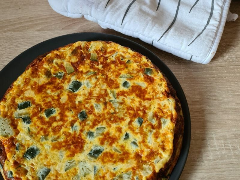 Cliquez pour zoomer ! Tortilla de courgettes Thermomix par D!@n@