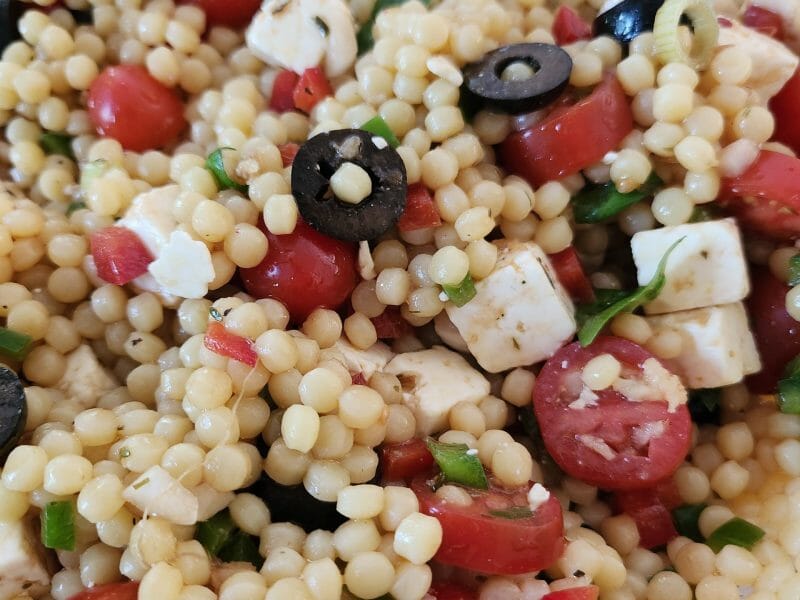 Cliquez pour zoomer ! Salade d’orzo à la méditerranéenne Thermomix par D!@n@