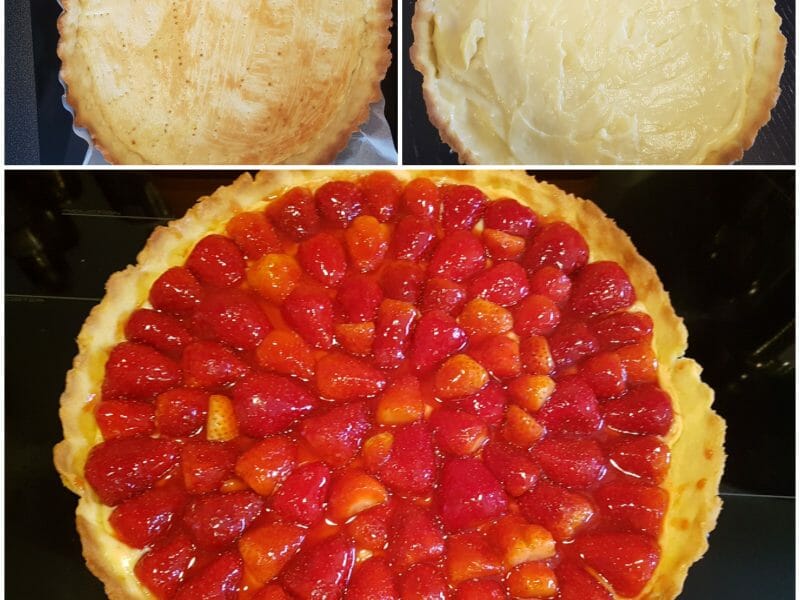Cliquez pour zoomer ! Tarte aux fraises Thermomix par chatomlou