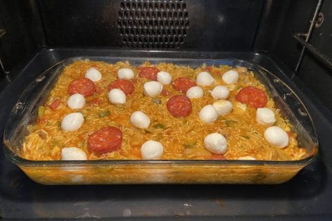 Cliquez pour zoomer ! Gratin de riz façon pizza Thermomix par scalaire