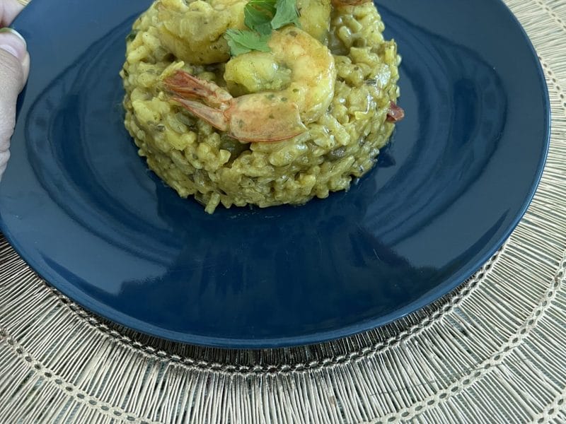 Cliquez pour zoomer ! Risotto crevettes et curry Thermomix par helena.zahia