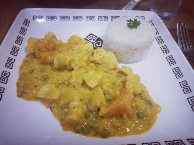 Cliquez pour zoomer ! Curry de poulet aux patates douces Thermomix par val_e