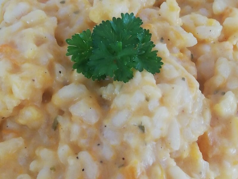 Cliquez pour zoomer ! Risotto butternut et chèvre frais Thermomix par val_e