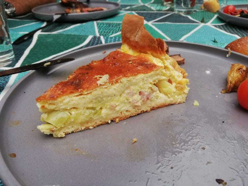 Cliquez pour zoomer ! Gâteau poireaux, lardons et fromage Thermomix par val_e