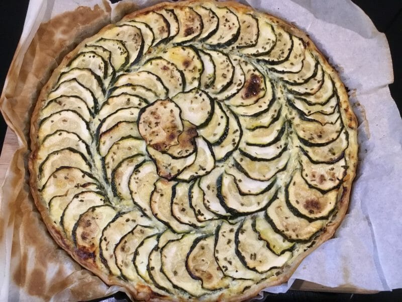 Cliquez pour zoomer ! Tarte courgettes et ricotta Thermomix par Ducher