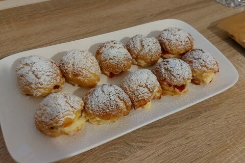 Cliquez pour zoomer ! Choux craquelin fraises chantilly Thermomix par FETAHSALAKIS