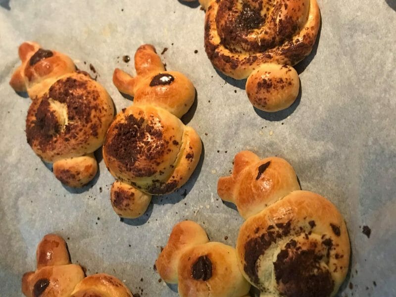 Cliquez pour zoomer ! Brioches lapin de Pâques Thermomix par katiac