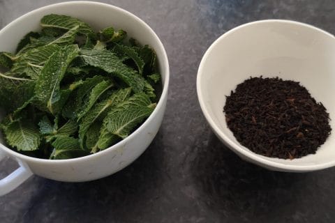 Cliquez pour zoomer ! Sirop de thé glacé – Ice tea citron menthe Thermomix par Fanchon21