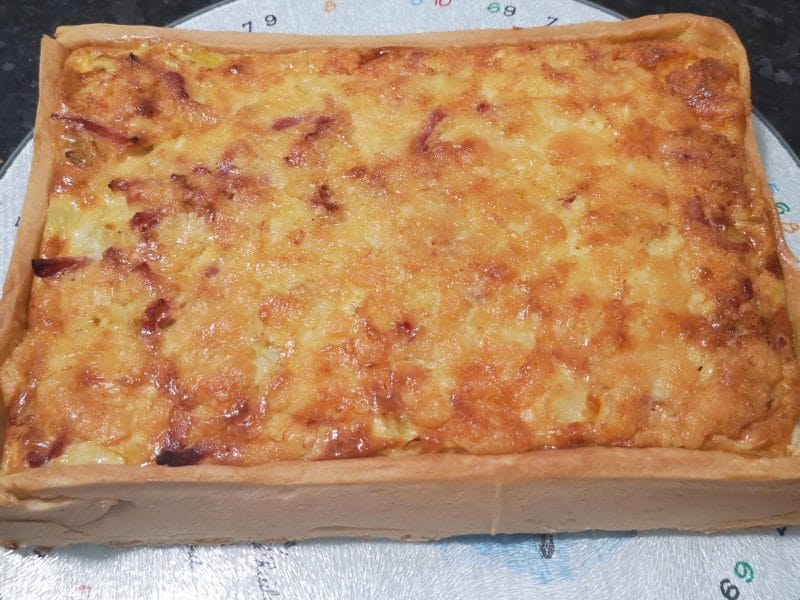 Cliquez pour zoomer ! Gâteau poireaux, lardons et fromage Thermomix par Fanchon21