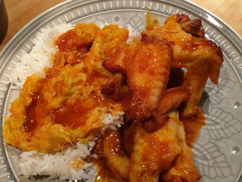 Cliquez pour zoomer ! Ailes de poulet au miel Thermomix par khagna