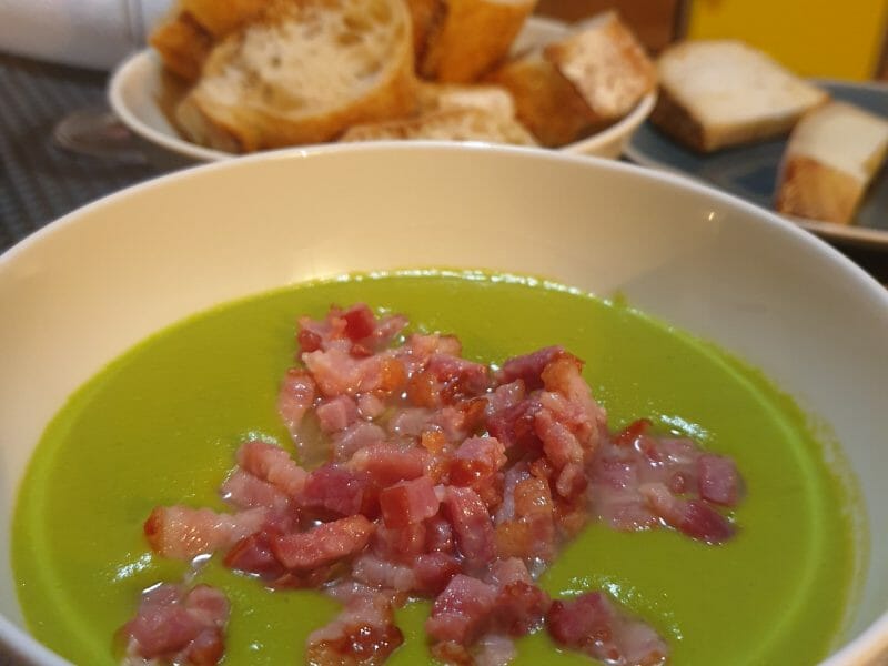 Cliquez pour zoomer ! Velouté de petits pois Thermomix par khagna