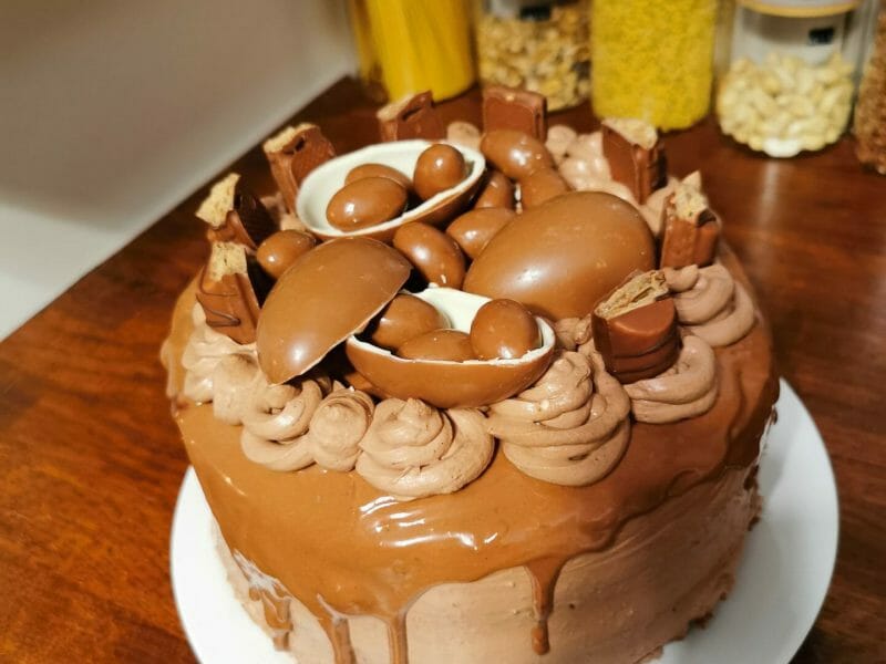 Cliquez pour zoomer ! Layer cake Kinder Bueno Thermomix par khagna