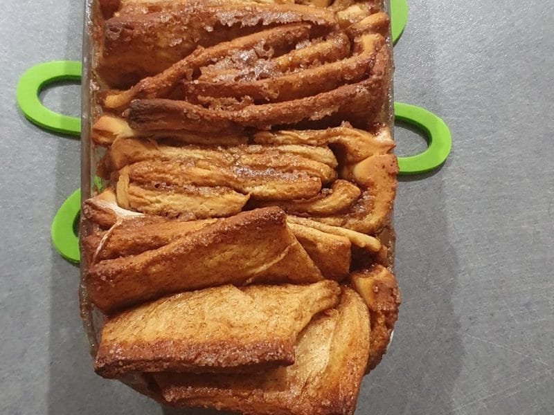 Cliquez pour zoomer ! Brioche à effeuiller à la cannelle Thermomix par Dani