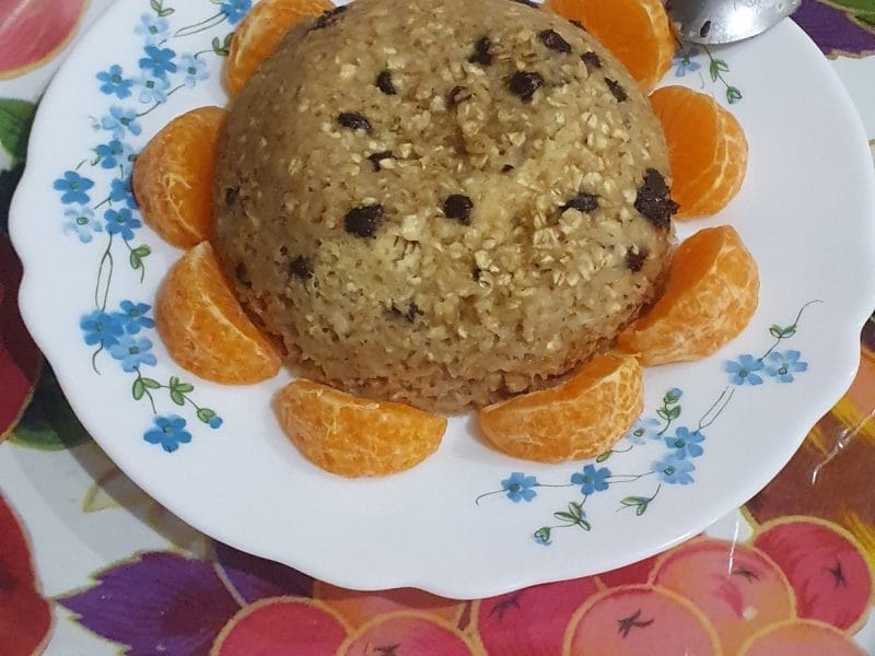 Cliquez pour zoomer ! Bowl cake banane et pépites de chocolat Thermomix par Dani