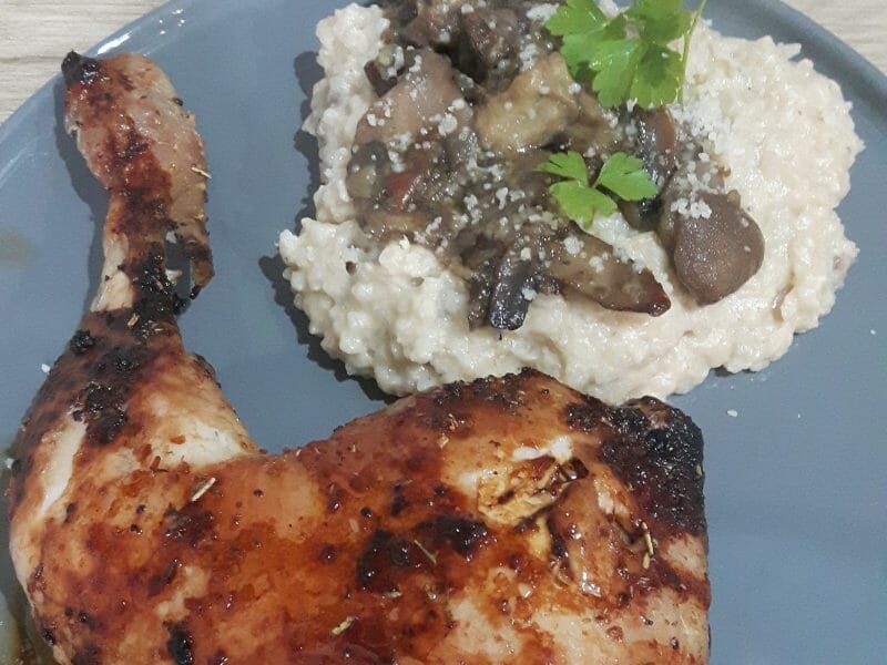 Cliquez pour zoomer ! Risotto aux cèpes Thermomix par nath1707