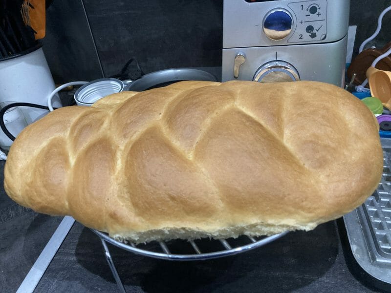 Cliquez pour zoomer ! Brioche tressée à la mie filante Thermomix par oceansoul