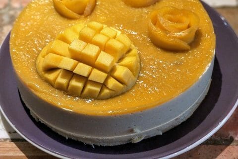 Cliquez pour zoomer ! Bavarois aux framboises Thermomix par lisbeth67