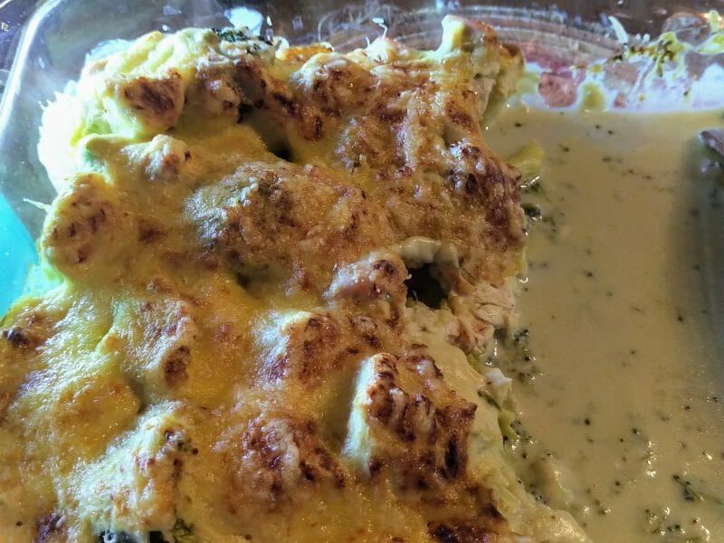 Cliquez pour zoomer ! Gratin de poulet et brocolis Thermomix par lisbeth67