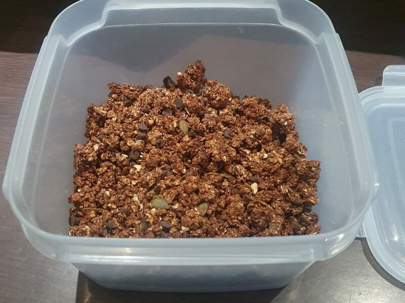 Cliquez pour zoomer ! Granola au chocolat Thermomix par ceje19
