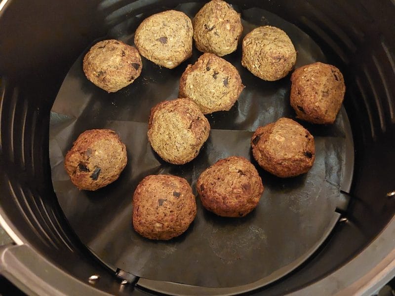 Cliquez pour zoomer ! Boulettes d’aubergines aux pois chiches Thermomix par evie_1
