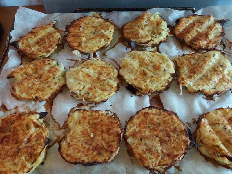 Cliquez pour zoomer ! Galettes de pommes de terre au four Thermomix par Kettriken