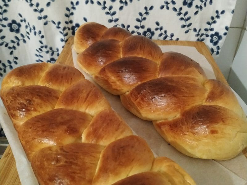 Cliquez pour zoomer ! Brioche tressée à la mie filante Thermomix par sweet_imi