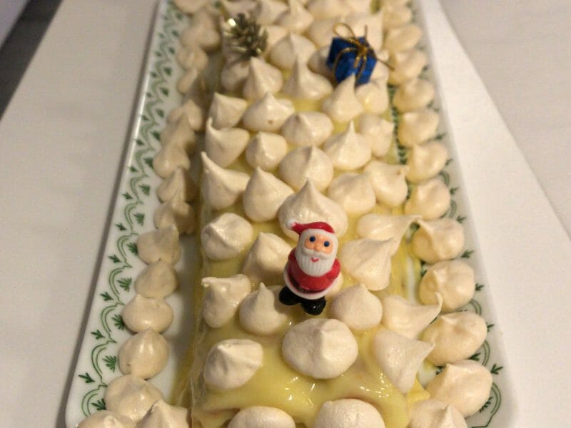 Cliquez pour zoomer ! Bûche au citron meringuée Thermomix par quentin_14