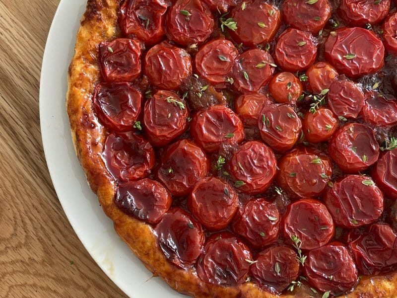 Cliquez pour zoomer ! Tatin de tomates cerises à la tapenade Thermomix par manoncookomix