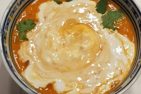 Cliquez pour zoomer ! Soupe de lentilles corail, curry et coco Thermomix par cedric_27