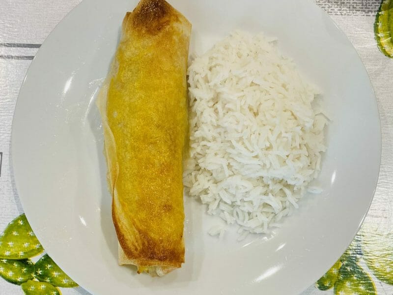 Cliquez pour zoomer ! Brick de saumon et poireaux Thermomix par aline_34