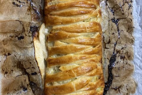 Cliquez pour zoomer ! Feuilleté saumon et poireaux Thermomix par aline_34