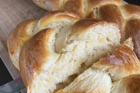 Cliquez pour zoomer ! Brioche tressée à la mie filante Thermomix par aline_34