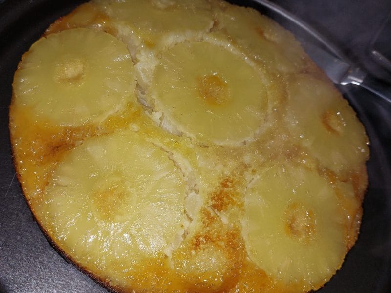 Cliquez pour zoomer ! Gâteau renversé à l’ananas Thermomix par meganemathis