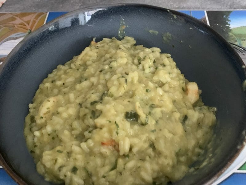 Cliquez pour zoomer ! Risotto crevettes et curry Thermomix par tatienathou