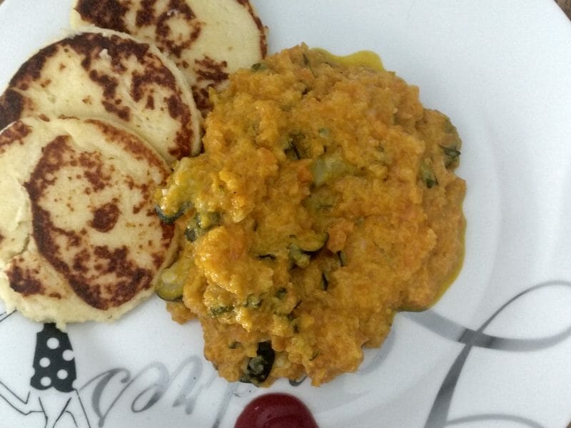 Cliquez pour zoomer ! Griesknepfle – Galettes de semoule alsaciennes Thermomix par madininanette