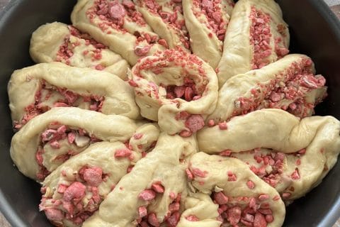 Cliquez pour zoomer ! Brioche aux pralines roses Thermomix par apimahana