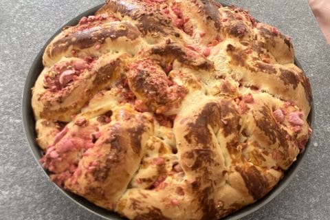 Cliquez pour zoomer ! Brioche aux pralines roses Thermomix par apimahana