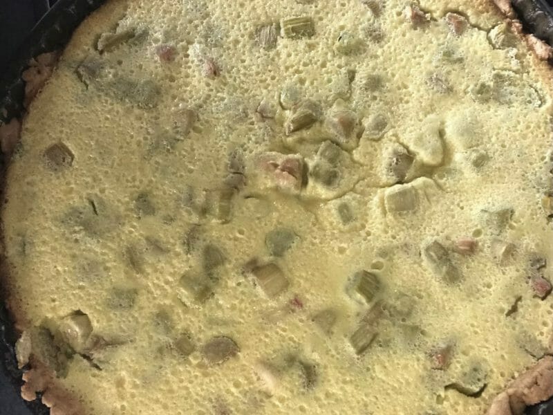 Cliquez pour zoomer ! Tarte à la rhubarbe Thermomix par Emeliine