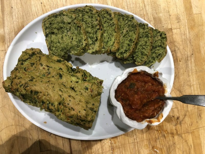 Cliquez pour zoomer ! Cake aux épinards, mozzarella et pesto Thermomix par antonella_1