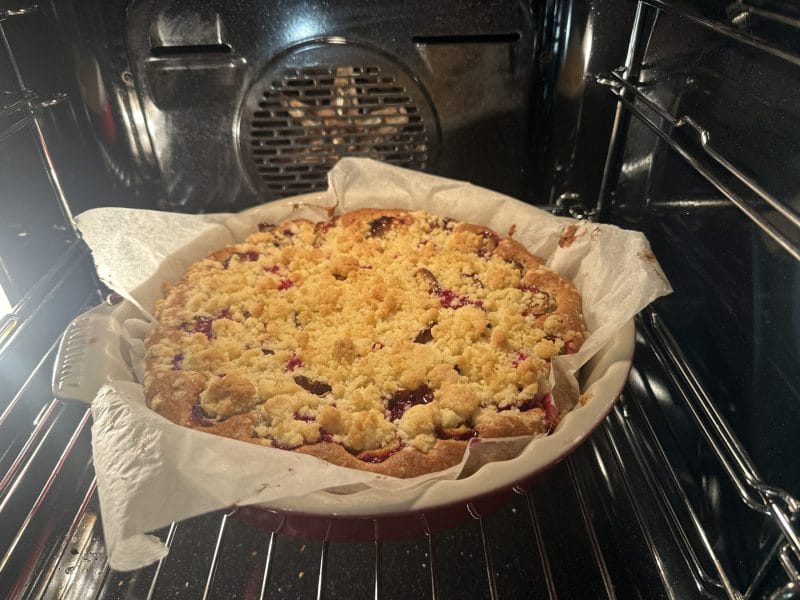 Cliquez pour zoomer ! Crumb cake aux prunes Thermomix par antonella_1